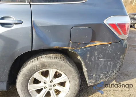 2013 Toyota Highlander Hybrid Base V6 from USA, damaged, VIN JTEBC3EH5D2017155